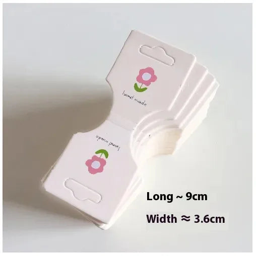 1 Piece Cloth Cute Simple Style Letter Plaid Bow Knot Paper Card