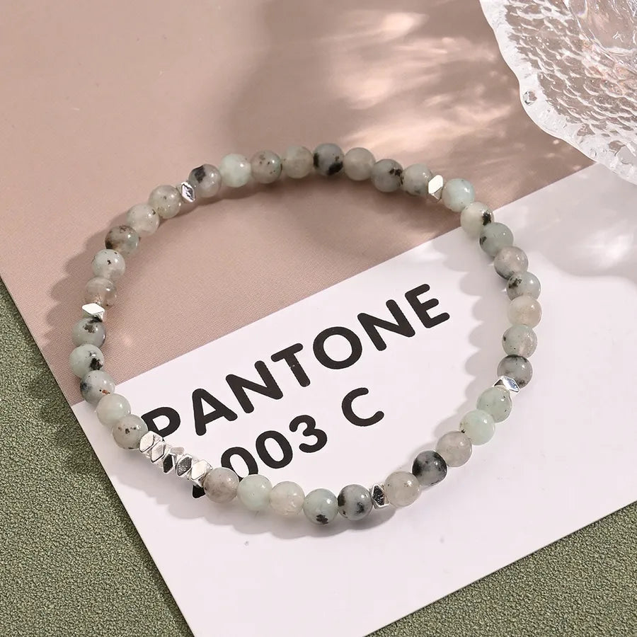 Casual Elegant Simple Style Simple natural stone Bracelets In Bulk