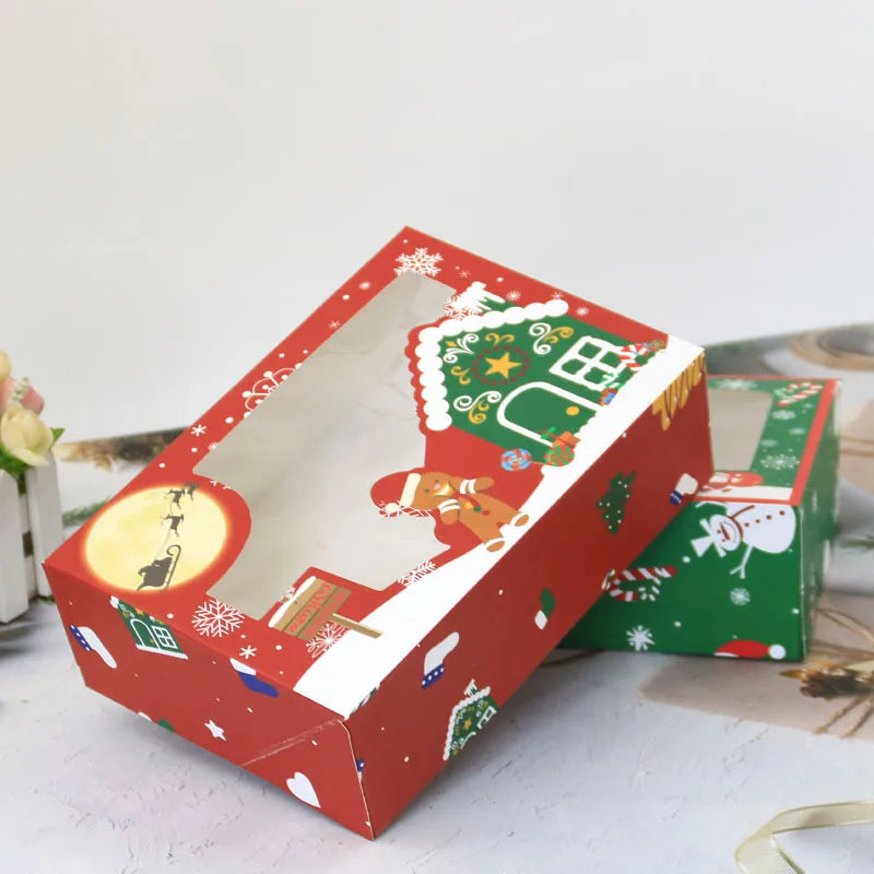 Christmas Christmas House Snowman Banquet Party Gift Wrapping Supplies