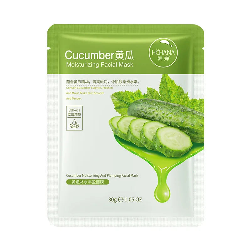 Poquan Ya Cucumber Centella Asiatica Moisturizing Mask Moisturizing Gentle Moisturizing Aloe Vera Mask  Mask Skin Care