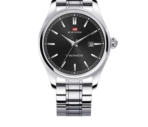 business round double side snaps quartz men's watches