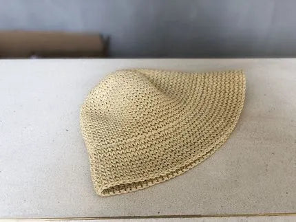 Women's Classic Style Solid Color Eaveless Bucket Hat