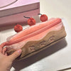 1 Piece 1 Set Cherry Cake Learning School Polyester Cute Pencil Case