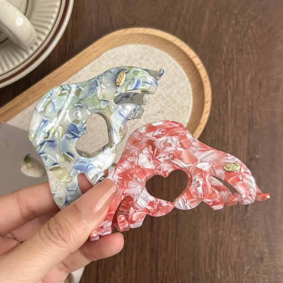New Style Simple Acetate Hair Claw Women's Elegant Versatile Shark Bite Hair Accessories For Updo Hair Styling