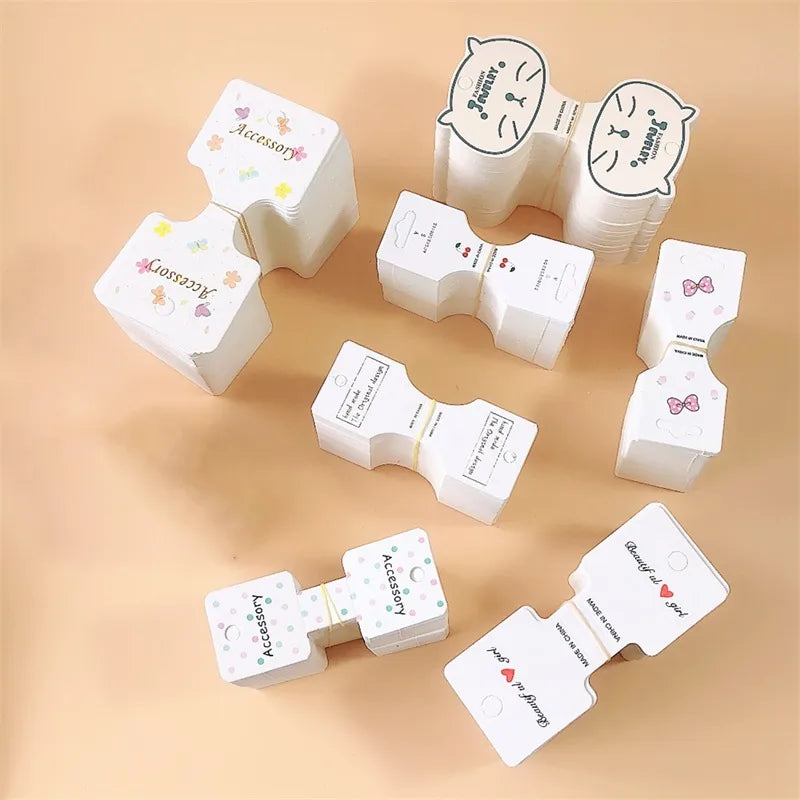 simple style letter paper jewelry packaging bags
