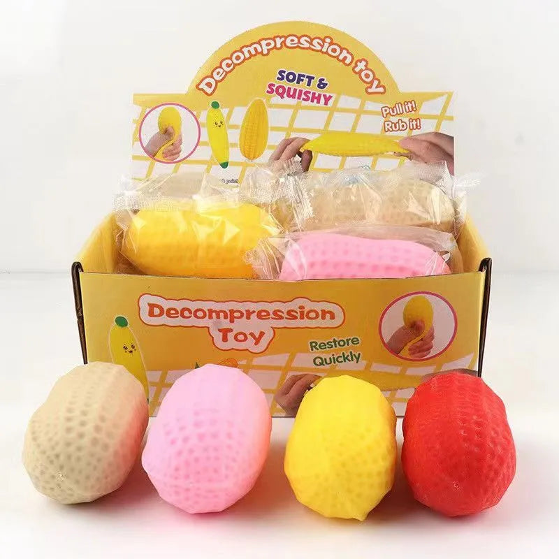Cartoon Vegetable plastic squishy toy