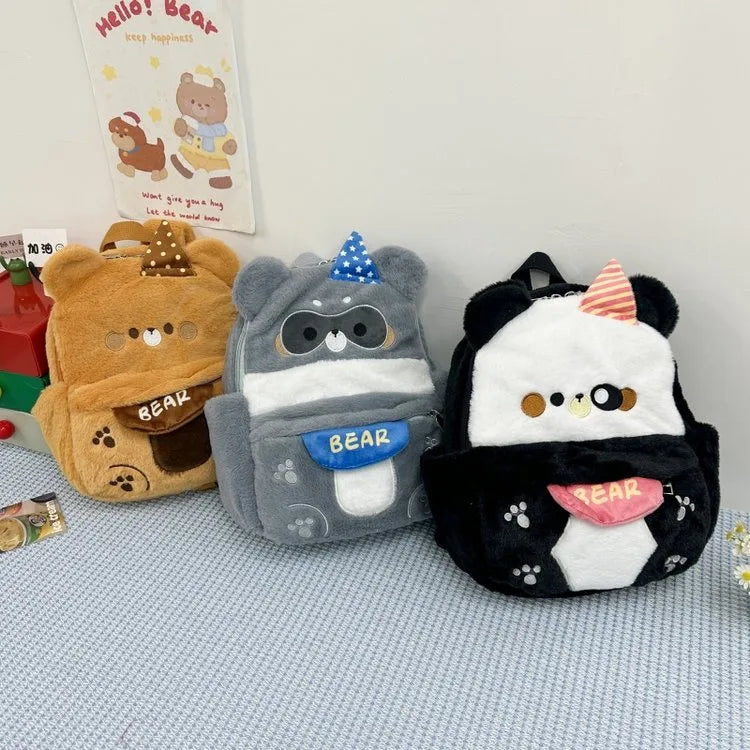 Animal Cartoon Casual Kids Backpack Women's Backpack Functional Backpack