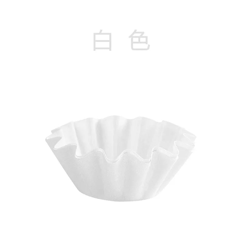 simple style solid color paper cake cups