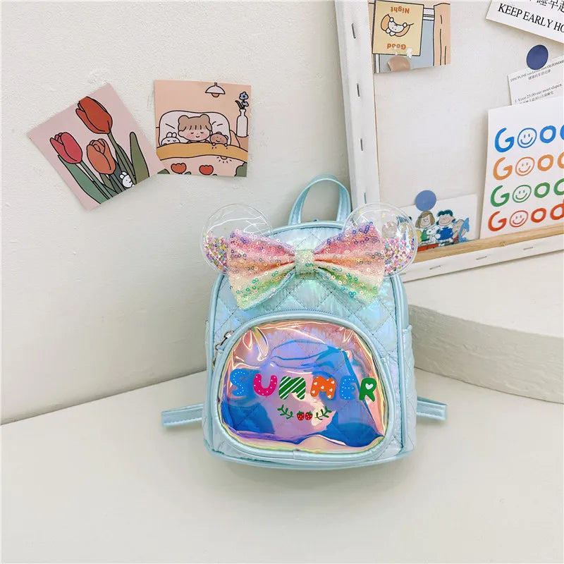 Solid Color Holiday School Kids Backpack