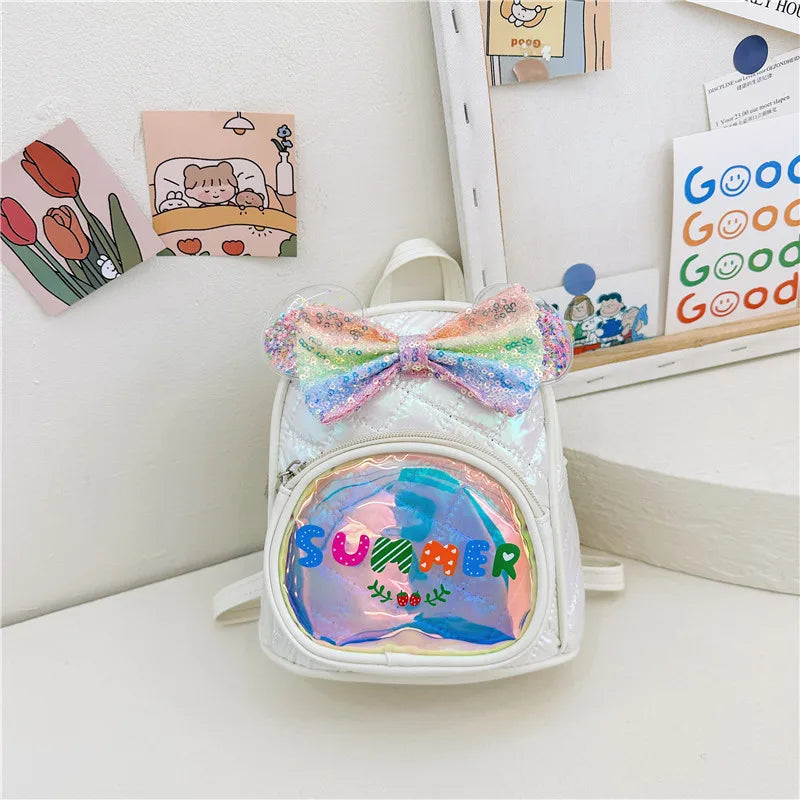 Solid Color Holiday School Kids Backpack