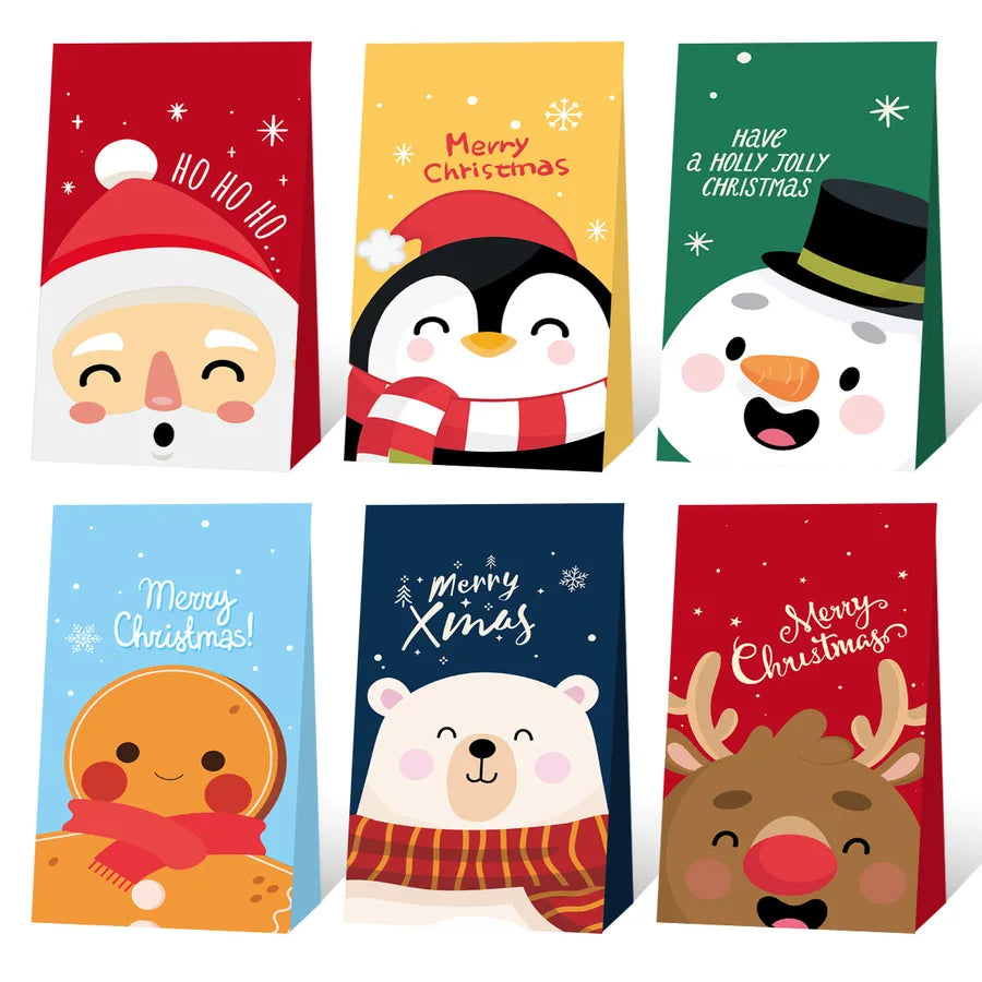 Christmas Cute Cartoon Paper Christmas Gift Wrapping Supplies