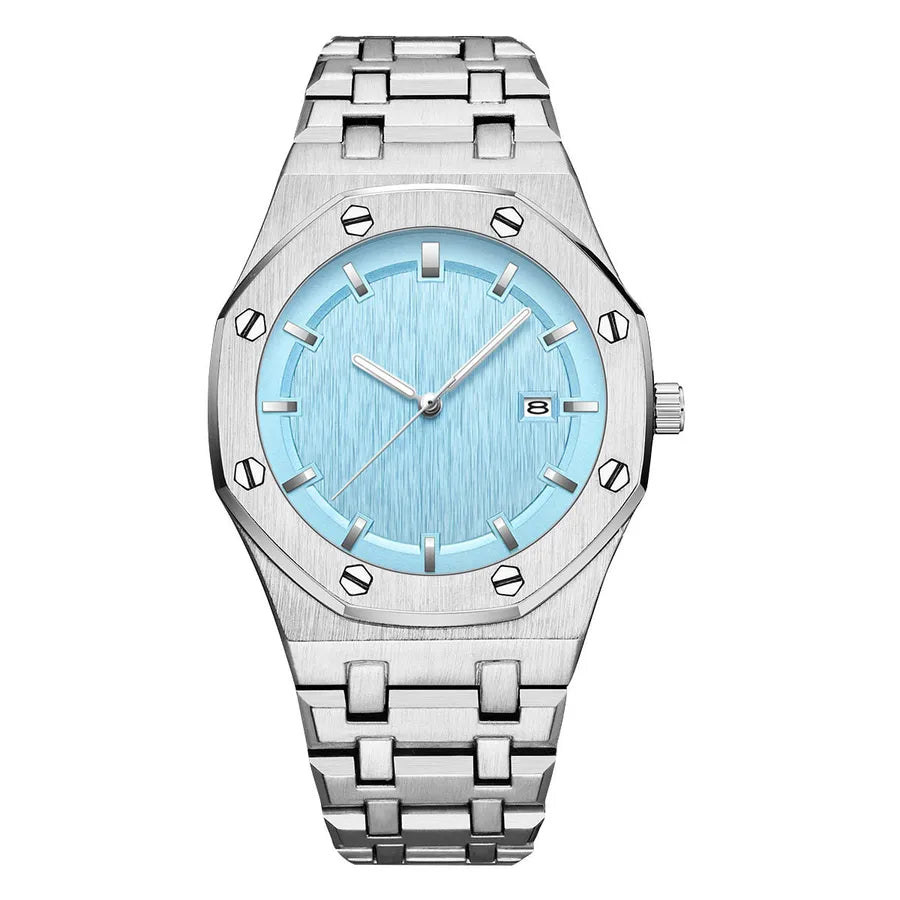 Casual Color Block Double Side Snaps Quartz Women's Watches