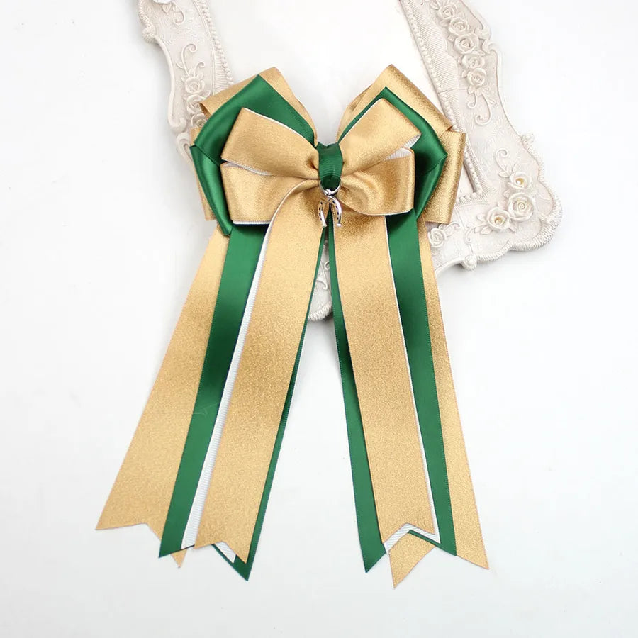 Equestrian Competition Bow Four-layer Ribbon Heavy Industry Hair Accessories Headwear Children Girl Horse Riding Hair Accessories