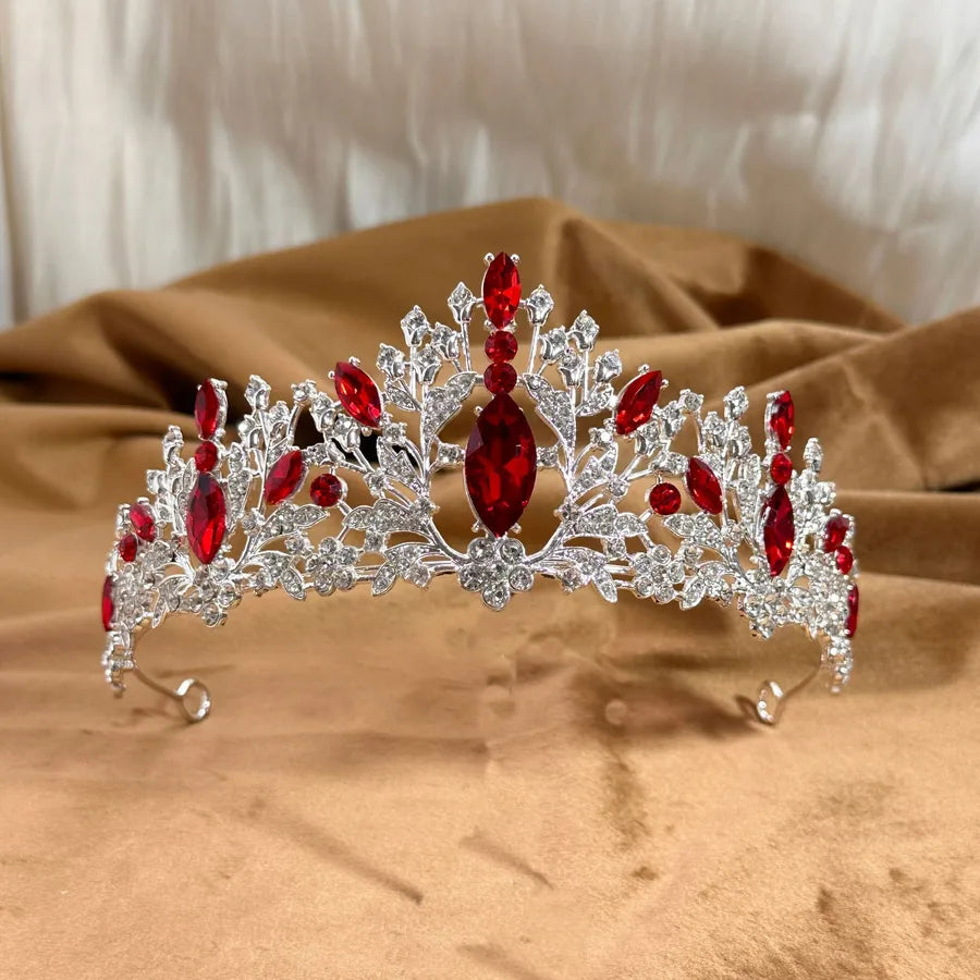 New Bride Headwear Crown Alloy Rhinestone Hair Accessories Hair Crown Wedding Wedding Party Performance Accessories
