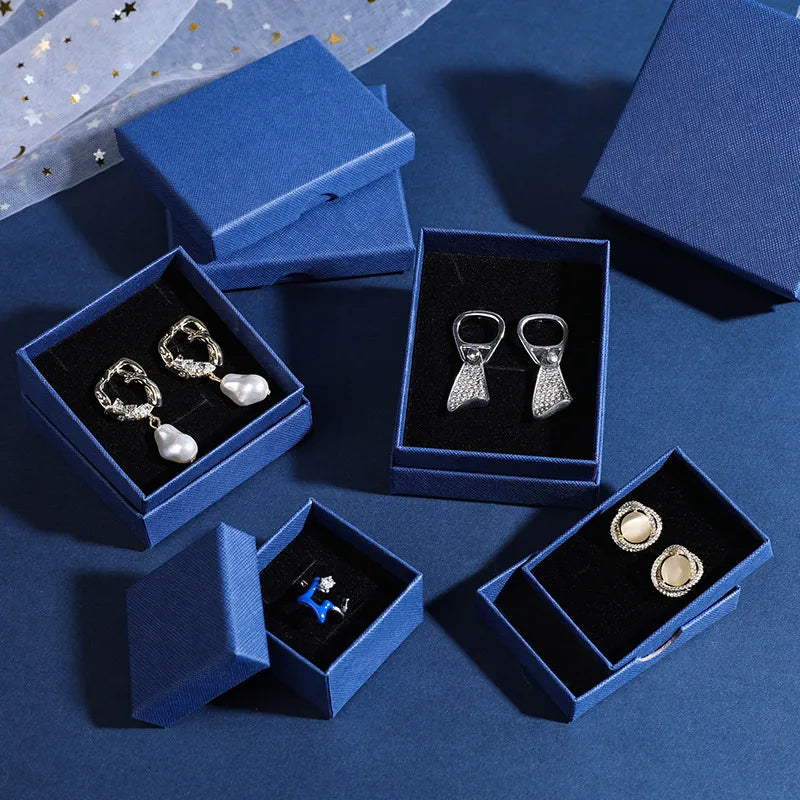 1 Piece Paper Simple Style Classic Style Holiday Daily Solid Color Jewelry Boxes