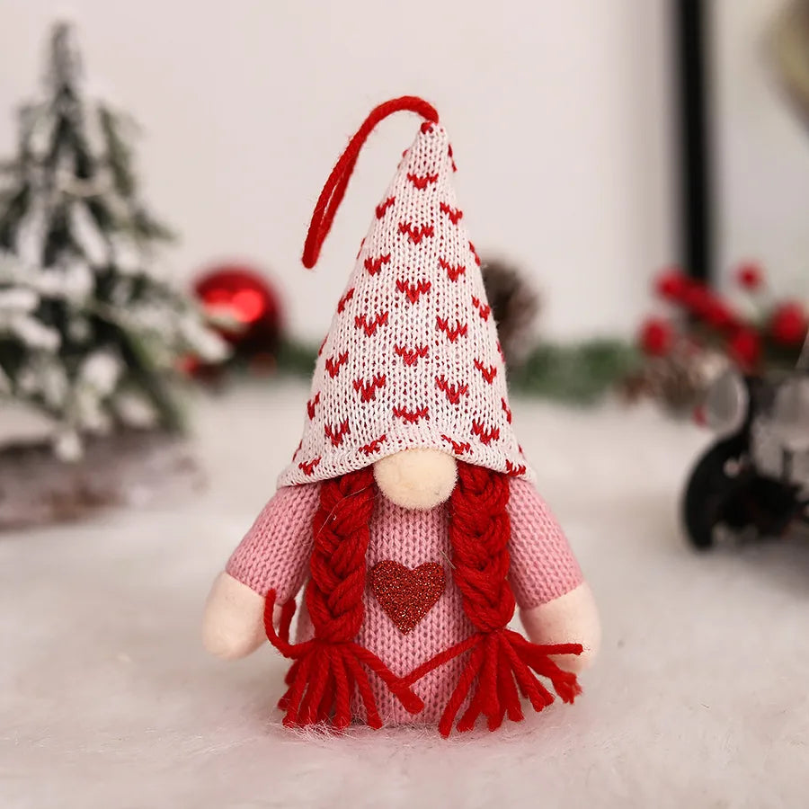 Christmas Valentine'S Day Cute Cartoon Holiday Date Hanging Ornaments