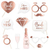 cute rose paper wedding party photography props