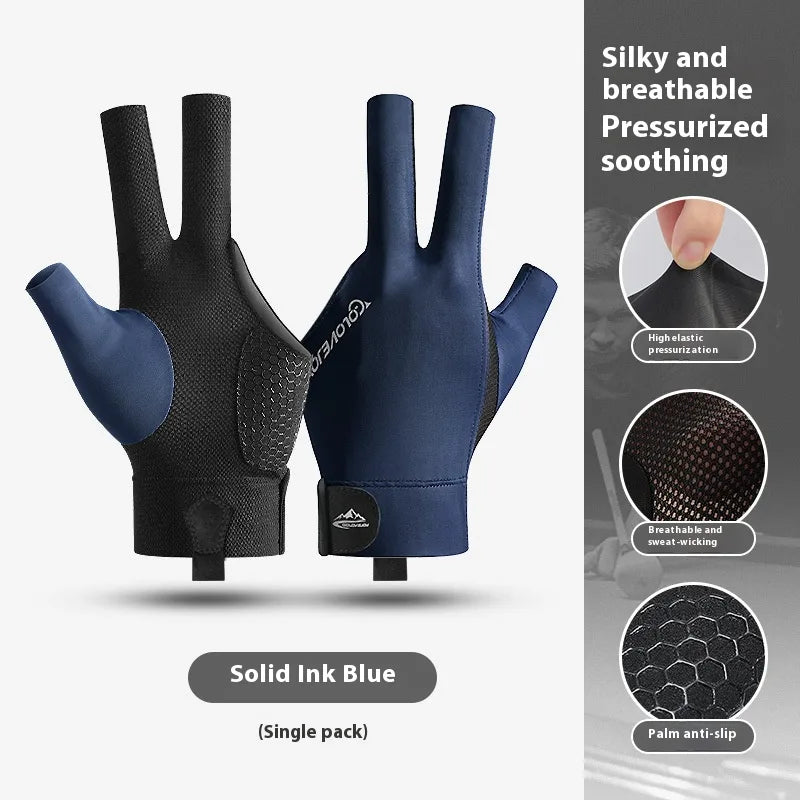 Vocabulary Words/Name Multicolor Spandex Polyester Billiard Gloves