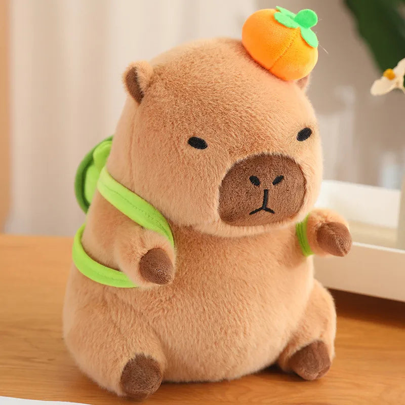 Trendy Capybara Plush Toy Cute Birthday Gift Children's Stuffed Animal Doll Transforming Plushie PP Cotton Material