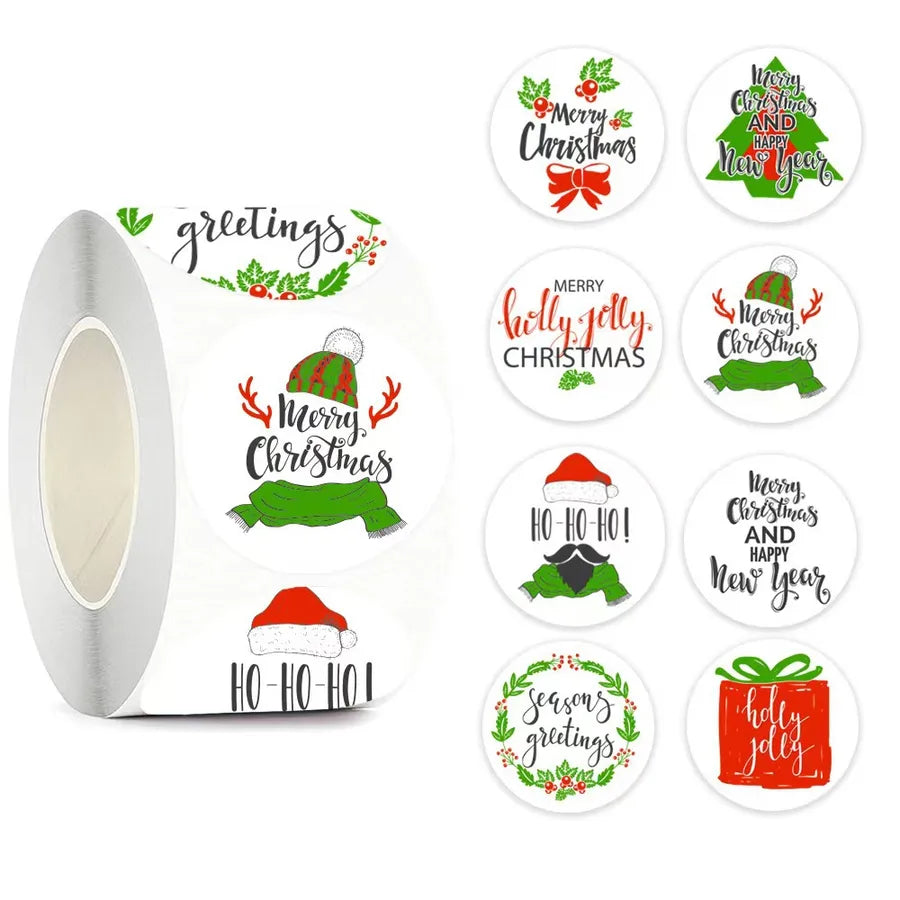 fashion letter roll stickers cowhide self-adhesive label