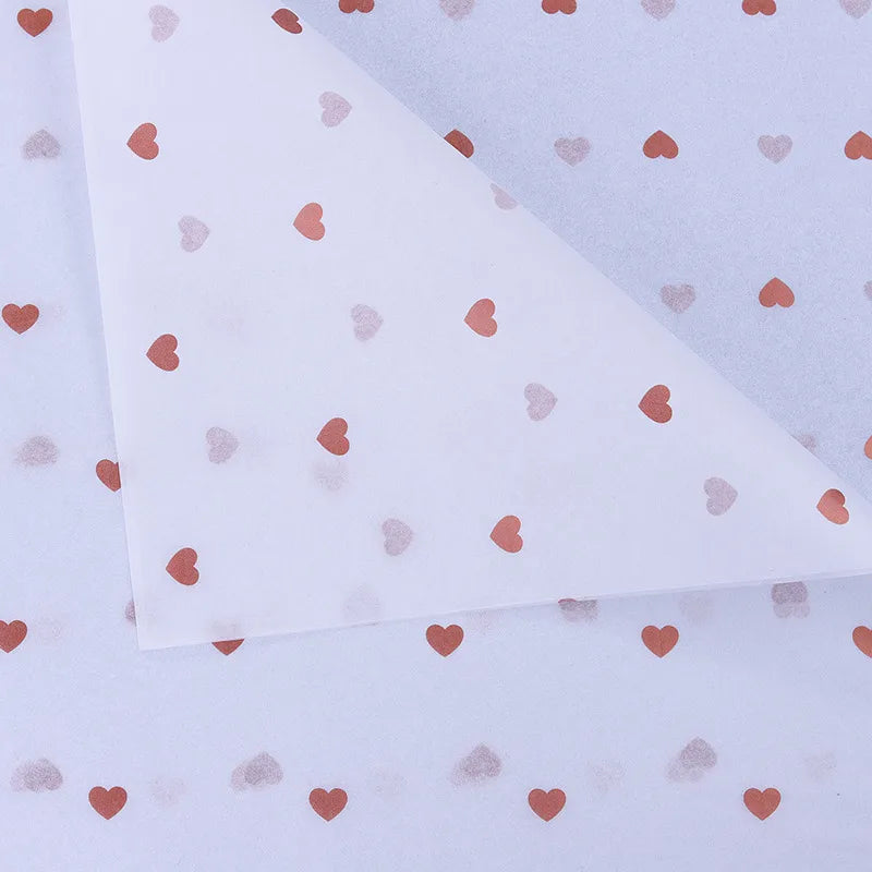 korean heart printting wrapping sydney paper