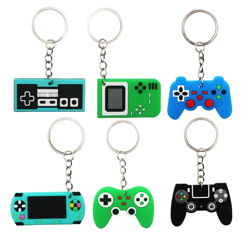cute game console pvc keychain