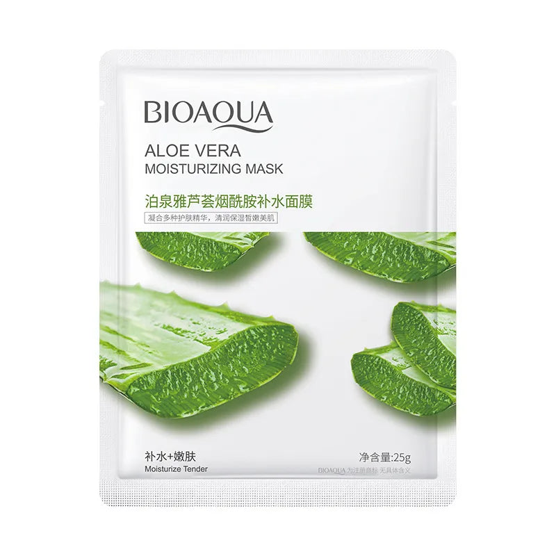 Poquan Ya Cucumber Centella Asiatica Moisturizing Mask Moisturizing Gentle Moisturizing Aloe Vera Mask  Mask Skin Care
