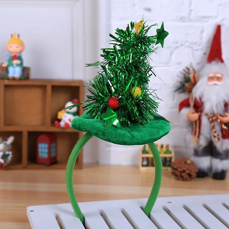 Christmas Party Decorations Five-star Headband American Style Festival Supplies Dance Party Accessories Christmas Hat