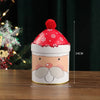 Adorable Christmas Candy Box Santa Claus Reindeer Snowman Storage Can Personalized Christmas Hat Iron Box Gift Packaging
