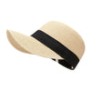 women's basic solid color big eaves sun hat