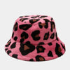 women's fashion leopard wide eaves bucket hat