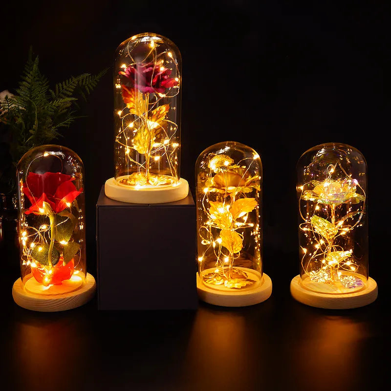 Christmas Glam Flower Plastic Party Decorative Props