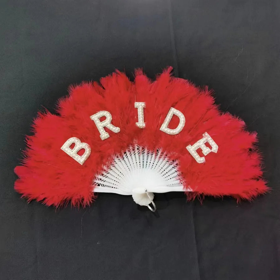 wedding season Elegant Wedding Streetwear Letter Feather Wedding Party