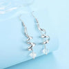 Christmas Tree Deer Bell Snowflake Elements Long Earrings Christmas Theme Cartoon Style Alloy Geometric Pattern Unisex