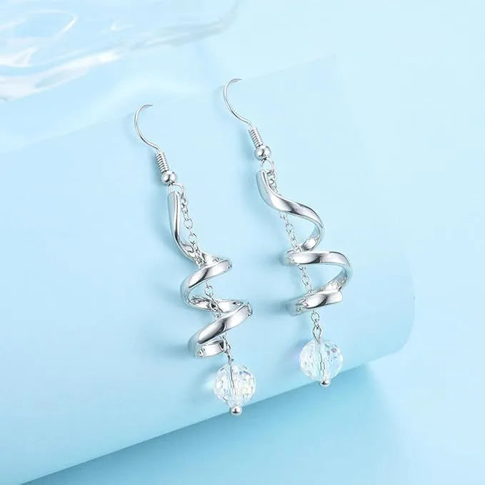 Christmas Tree Deer Bell Snowflake Elements Long Earrings Christmas Theme Cartoon Style Alloy Geometric Pattern Unisex