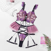 flower adjustable sexy backless mid waist thong sexy lingerie