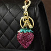 1 Piece Classic Style Shiny Fruit Zinc alloy Bag Pendant Keychain