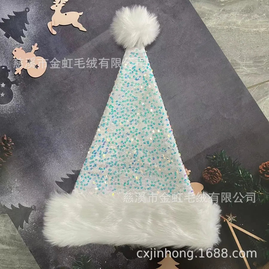 Christmas Basic Simple Style Color Block Nonwoven Party Festival christmas hat