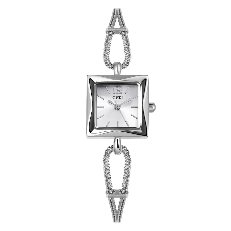 Japanese Style Solid Color Jewelry Buckle Quartz Watch Women's Watches