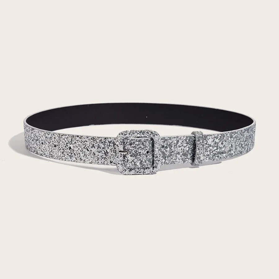 Classic Style Solid Color Imitation Leather Women's Leather Belts