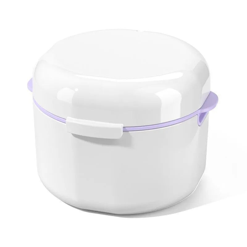 New three-layer braces box denture corrector storage box orthodontic retainer arch expander storage cleaning soaking box