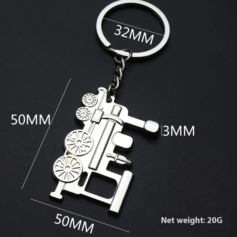 1 Piece Classic Style Car Metal Unisex Bag Pendant Keychain