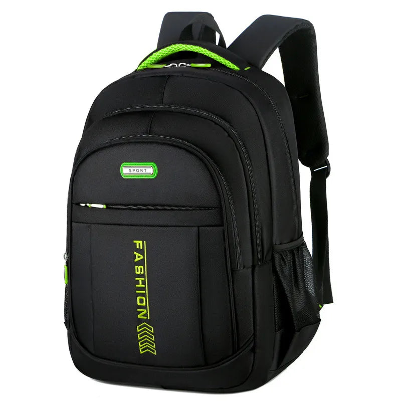 Waterproof 20 inch Solid Color Casual School School Backpack