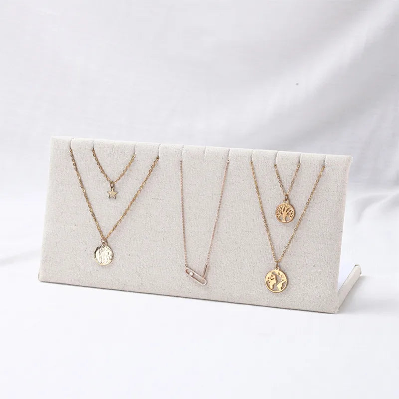 Basic Modern Style Classic Style L Shape Density plate Flannel Jewelry Display Jewelry Rack