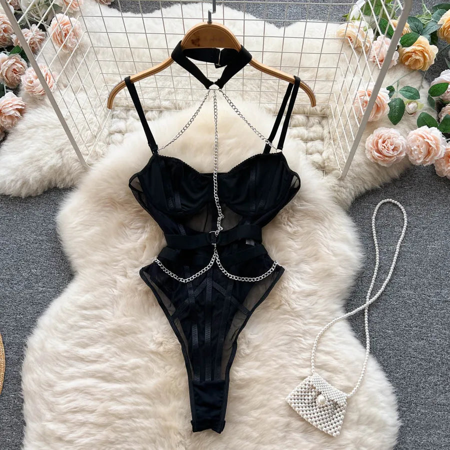 solid color wireless bra strapped busty sexy soft straps bowknot see-through sexy lingerie