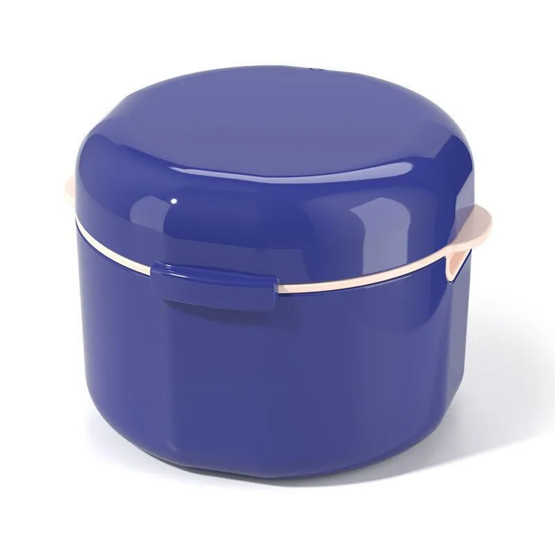New three-layer braces box denture corrector storage box orthodontic retainer arch expander storage cleaning soaking box