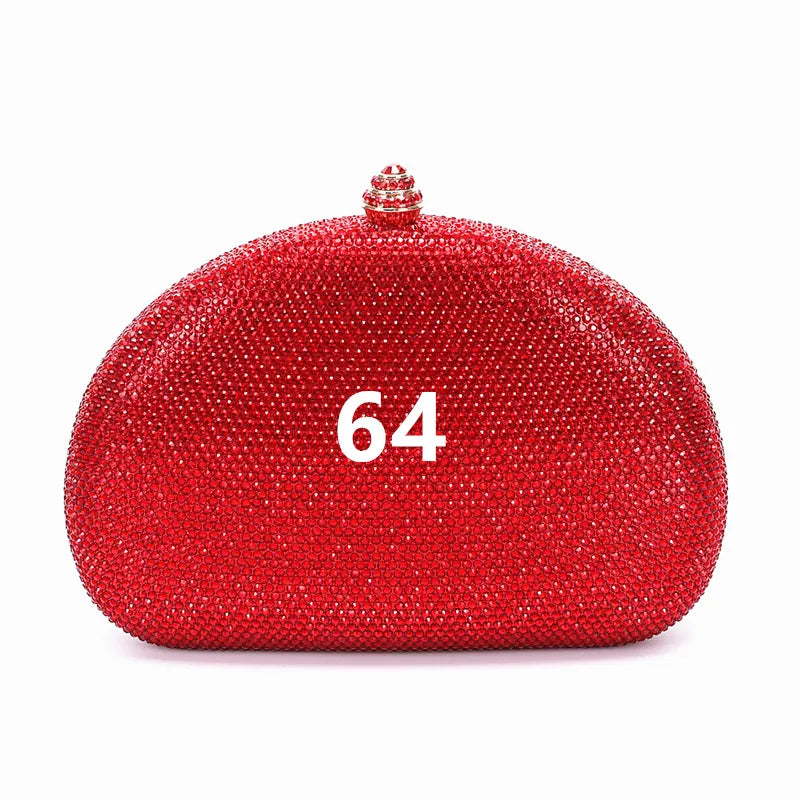 Evening bag   ladies evening bag party wedding export Diamond Crystal rhinavian bag  style