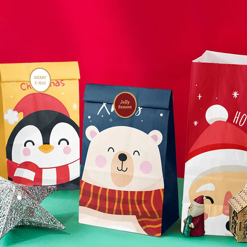 Christmas Cute Cartoon Paper Christmas Gift Wrapping Supplies