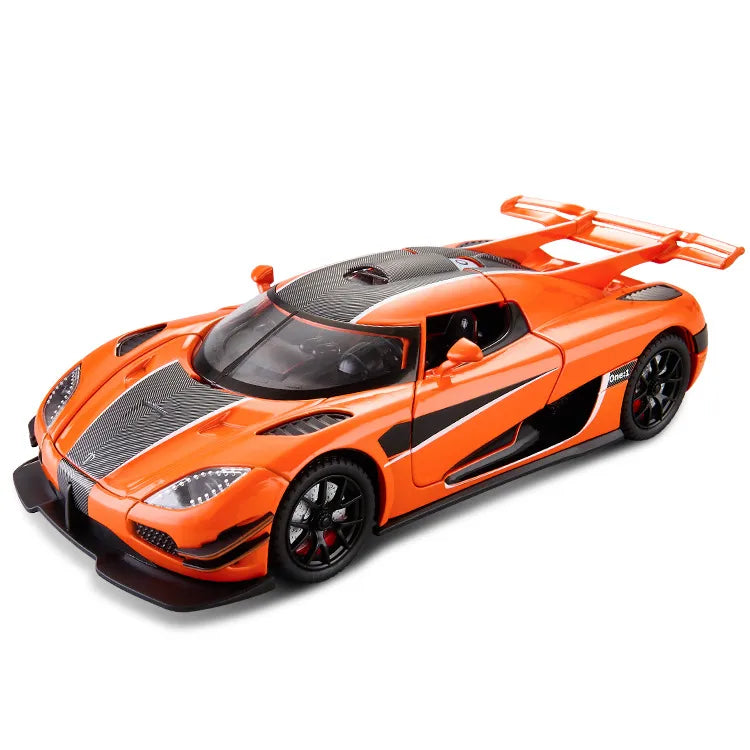 1:24 Coney SEG ONE alloy car model catapult open door Tide play sports car decoration Chenghai toy wholesale