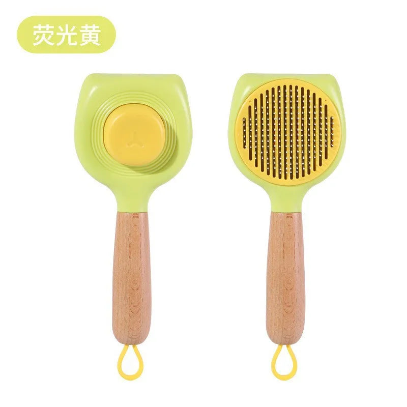 basic stainless steel plastic solid color pet accessories